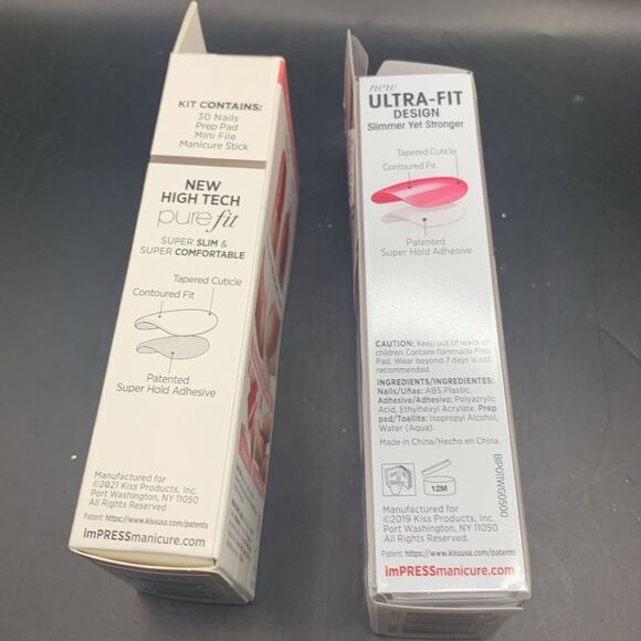 2 kiss press on manicure sets - Picture 2 of 5